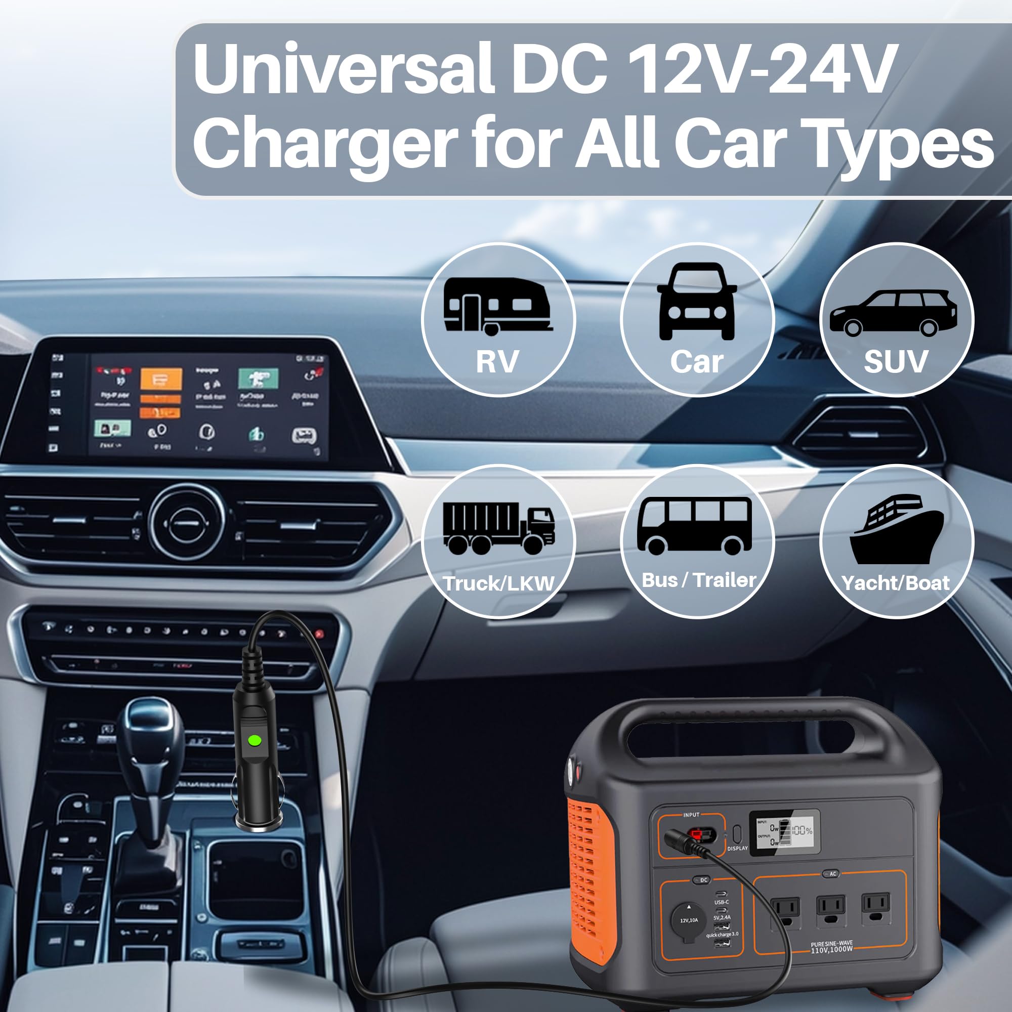 XHUCHINMAL Charger compatibility list with various power stations