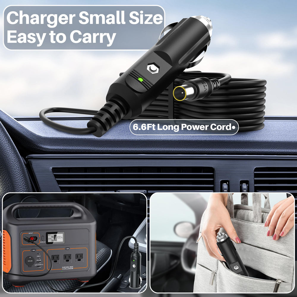 XHUCHINMAL Charger for Jackery displayed on a camping table