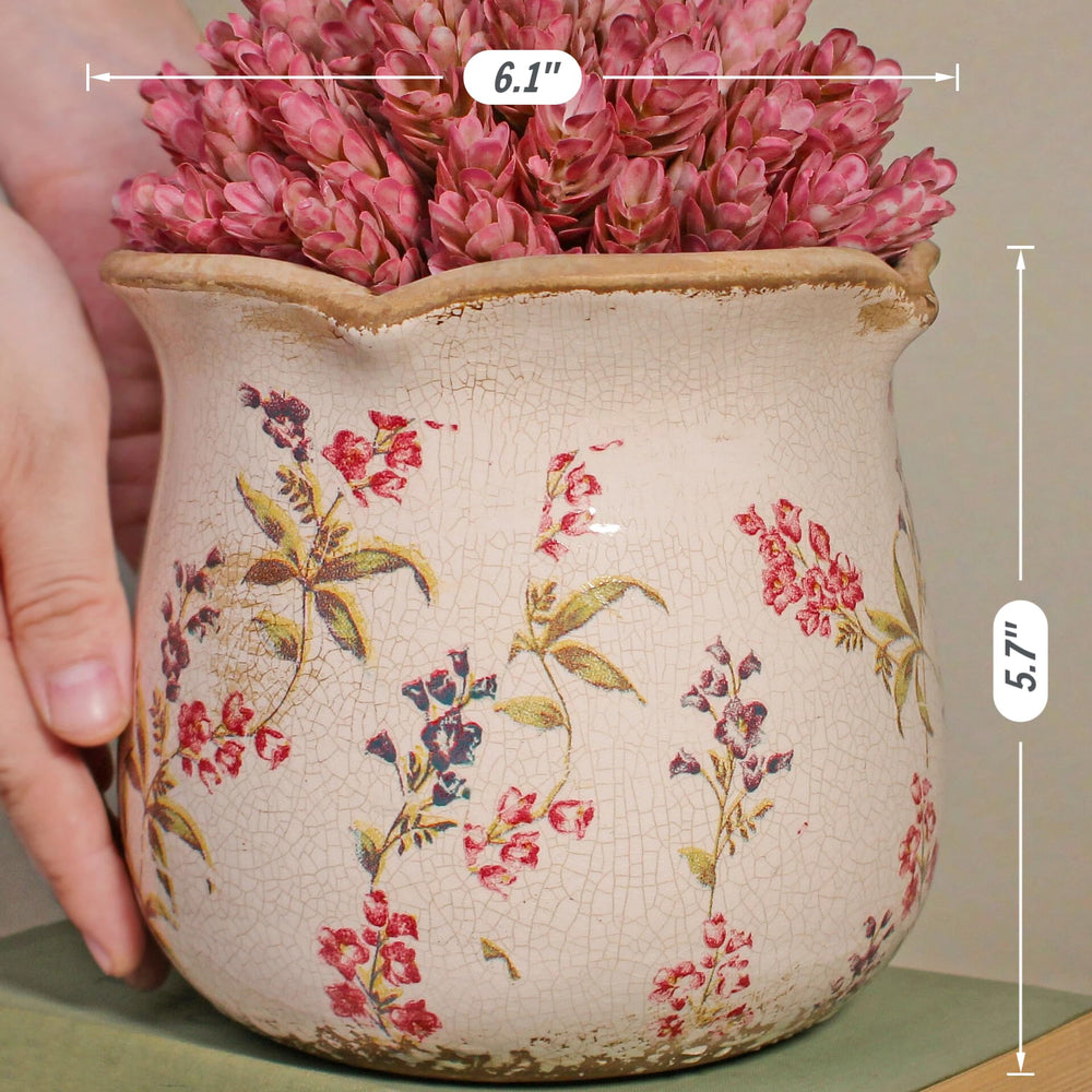Xiaan Jiaju Ceramic Flower Pot showing drainage hole