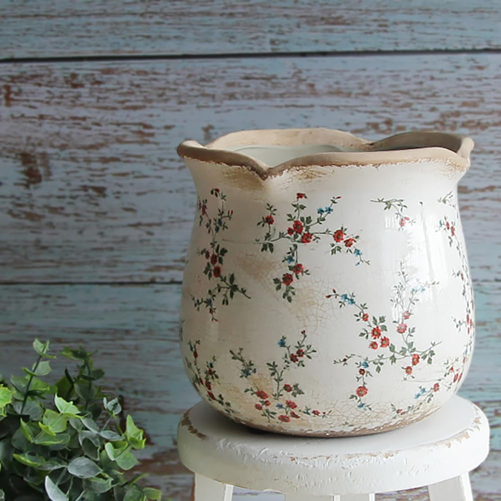 Xiaan Jiaju Ceramic Flower Pot with drainage hole