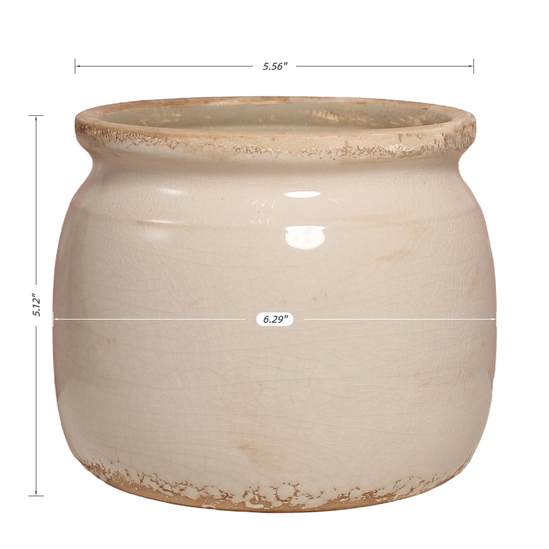 Xiaan Jiaju Ceramic Planter with succulent arrangement