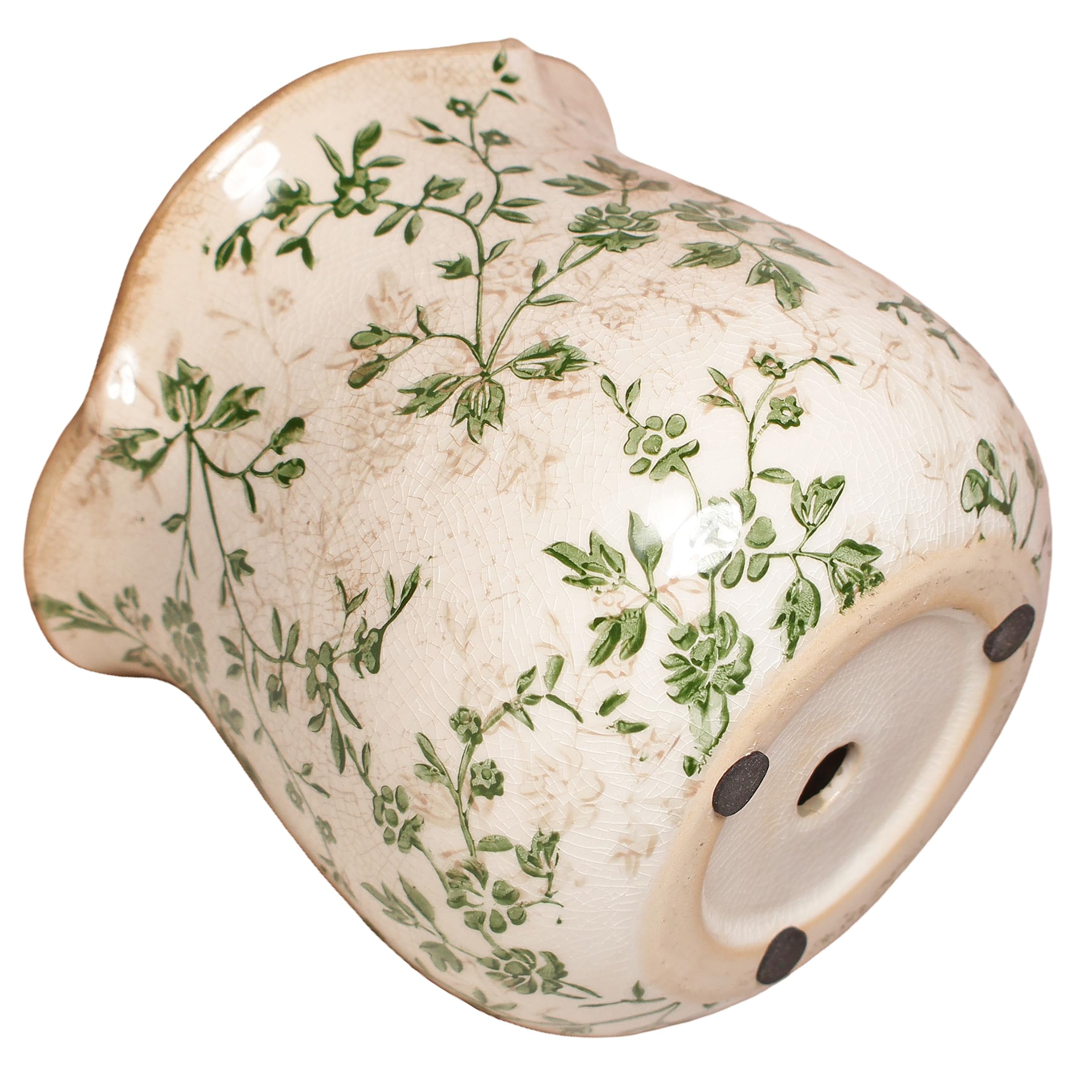 Xiaan Jiaju ceramic vase on tabletop with flowers