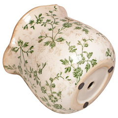 Xiaan Jiaju ceramic vase on tabletop with flowers