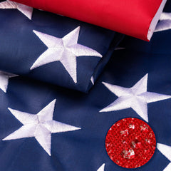 XIFAN American Flag 4x6 FT front view with vibrant colours