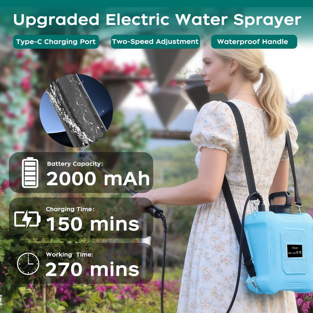 XILVYUAN electric sprayer showing multiple nozzles