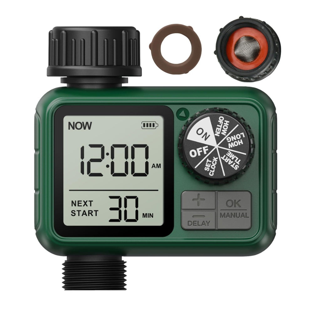 XinFuture Water Timer for garden hose showing front view