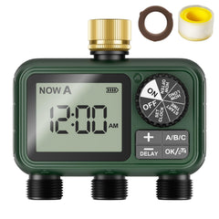 XinFuture Water Timer for Outdoor Garden Hose, front view