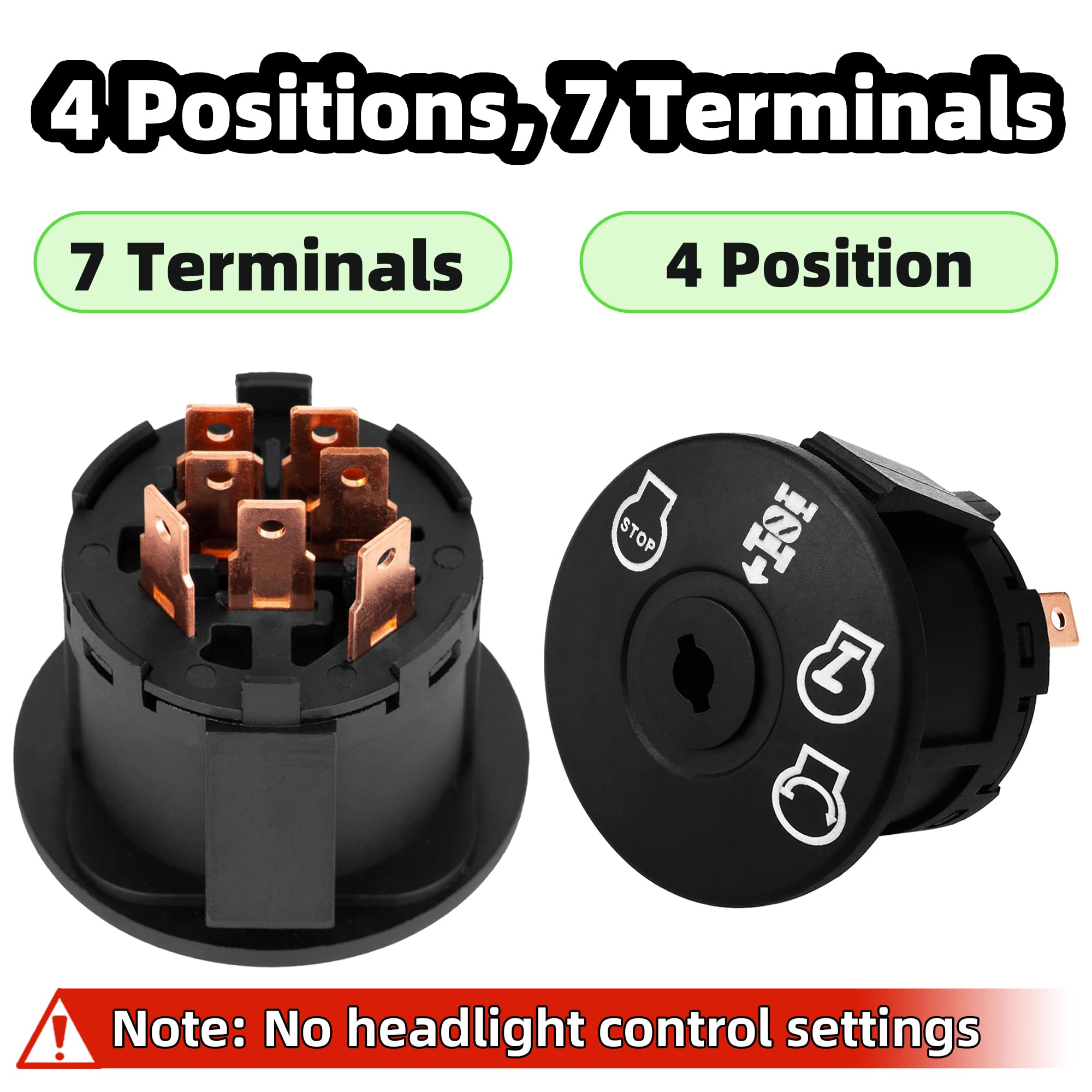 XINRINTONG ignition switch back view showing terminal connections