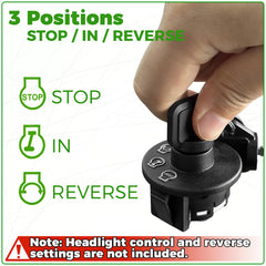 XINRINTONG Ignition Switch with included keys and carabiner