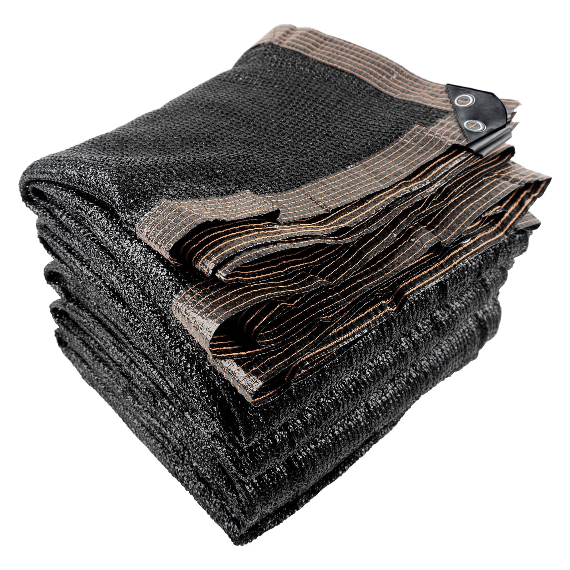 Xlimin Shade Cloth 20FT x 48FT black outdoor view