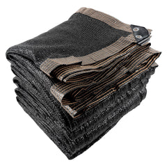 Xlimin Shade Cloth 20FT x 48FT black outdoor view