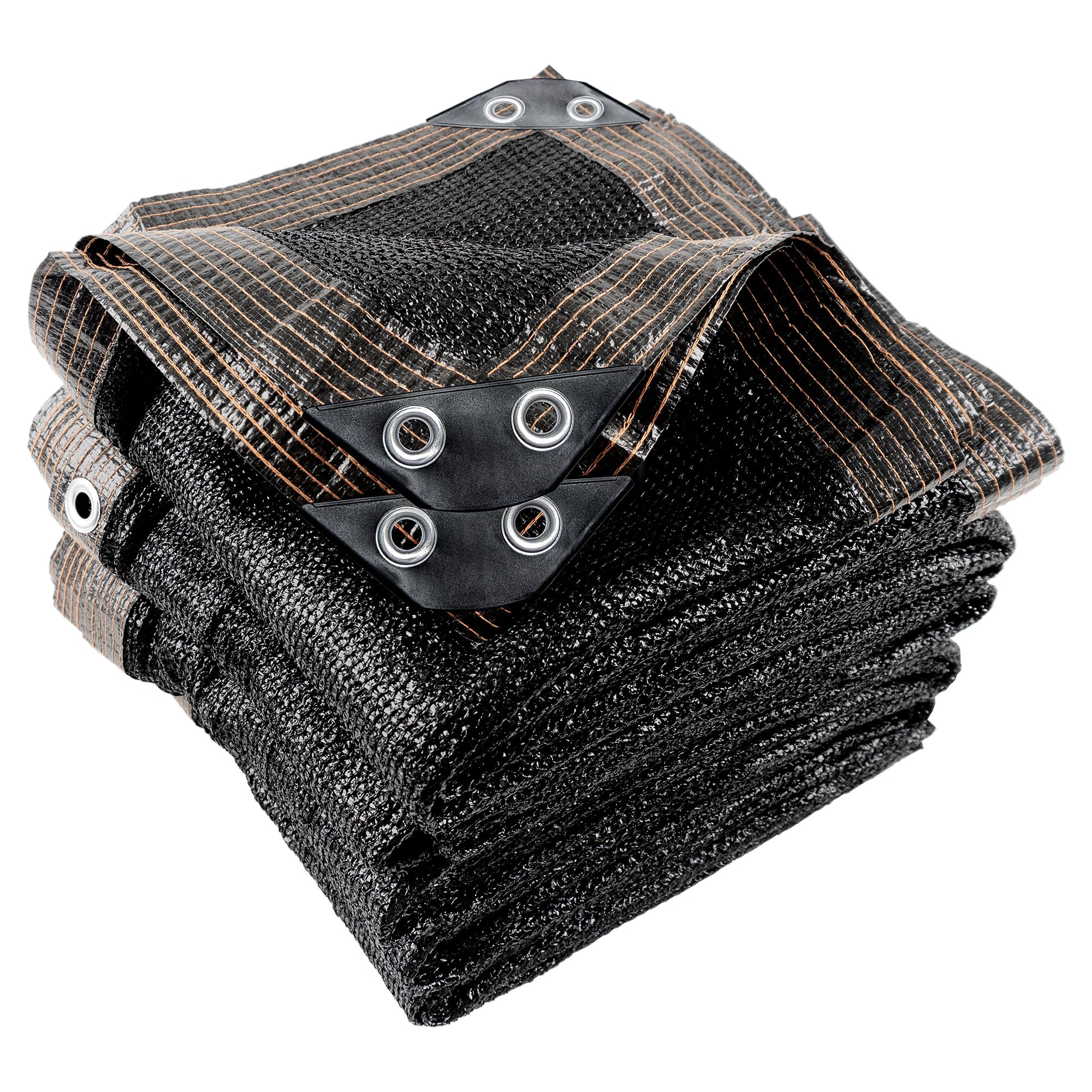 Xlimin Shade Cloth 20FT x 48FT in black with grommets