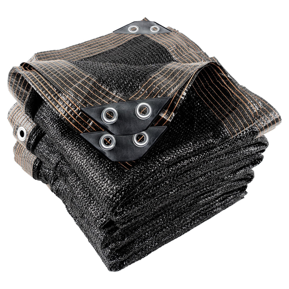Xlimin Shade Cloth 20FT x 48FT in black with grommets