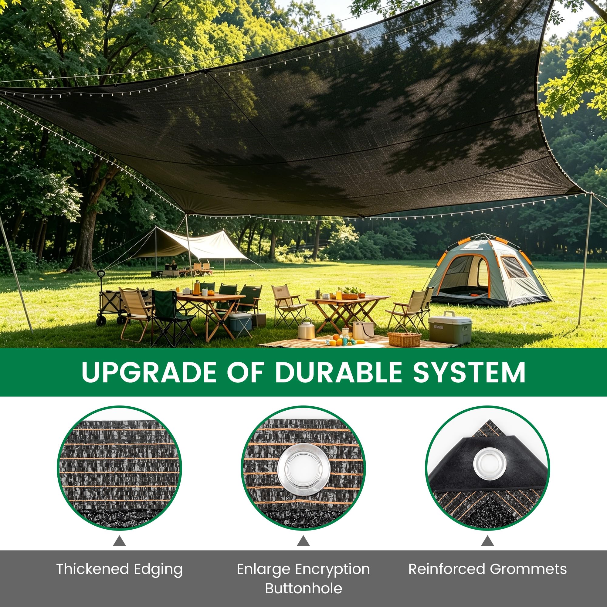 Xlimin Shade Cloth breathable material close-up