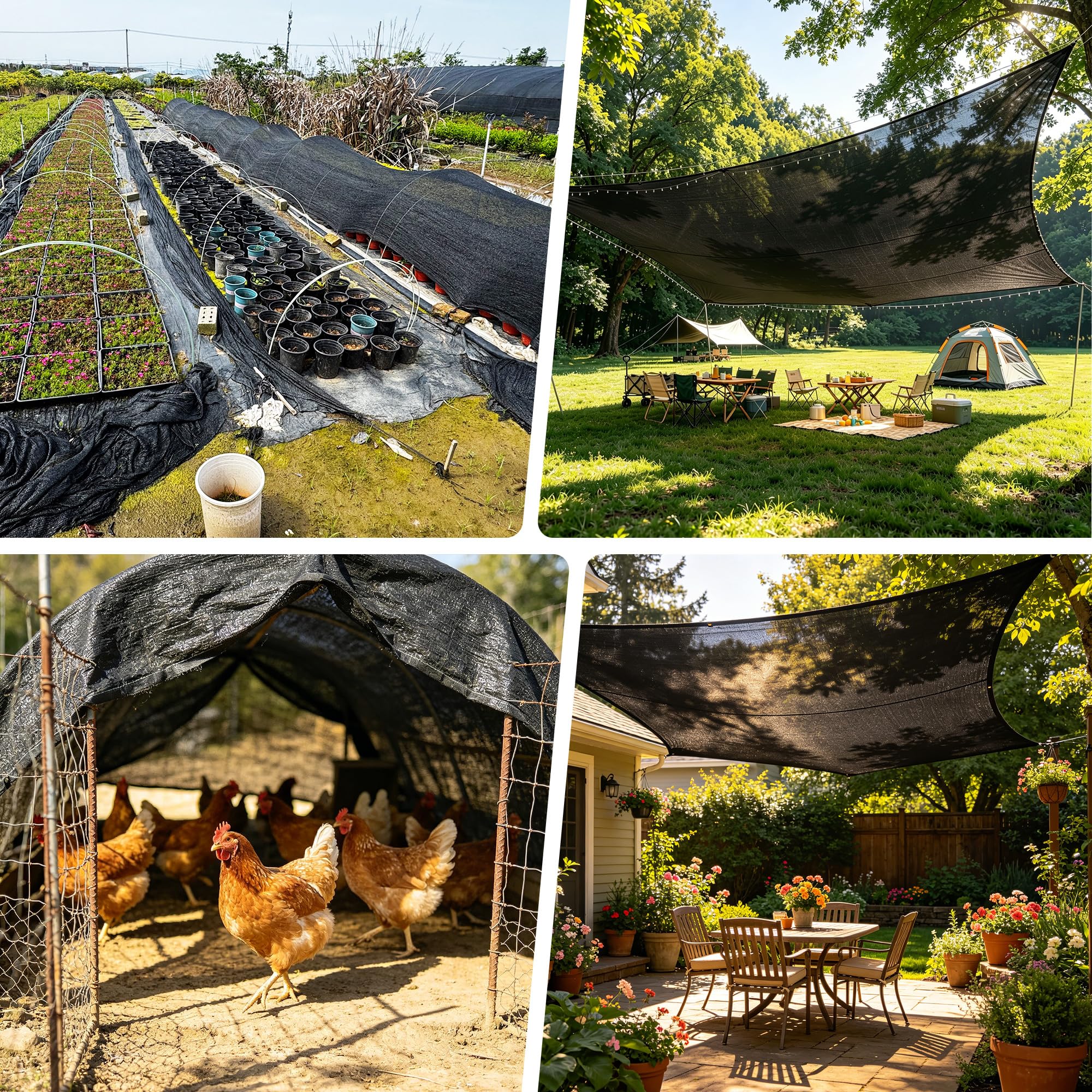 Xlimin Shade Cloth draped over a greenhouse
