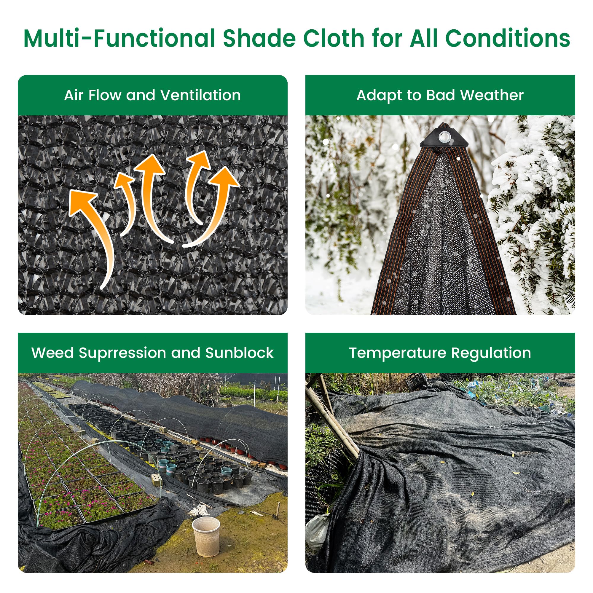 Xlimin Shade Cloth in use over a garden