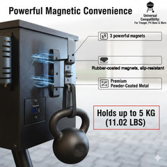 XOIEPZE Magnetic Power Cord Organizer on Traeger grill