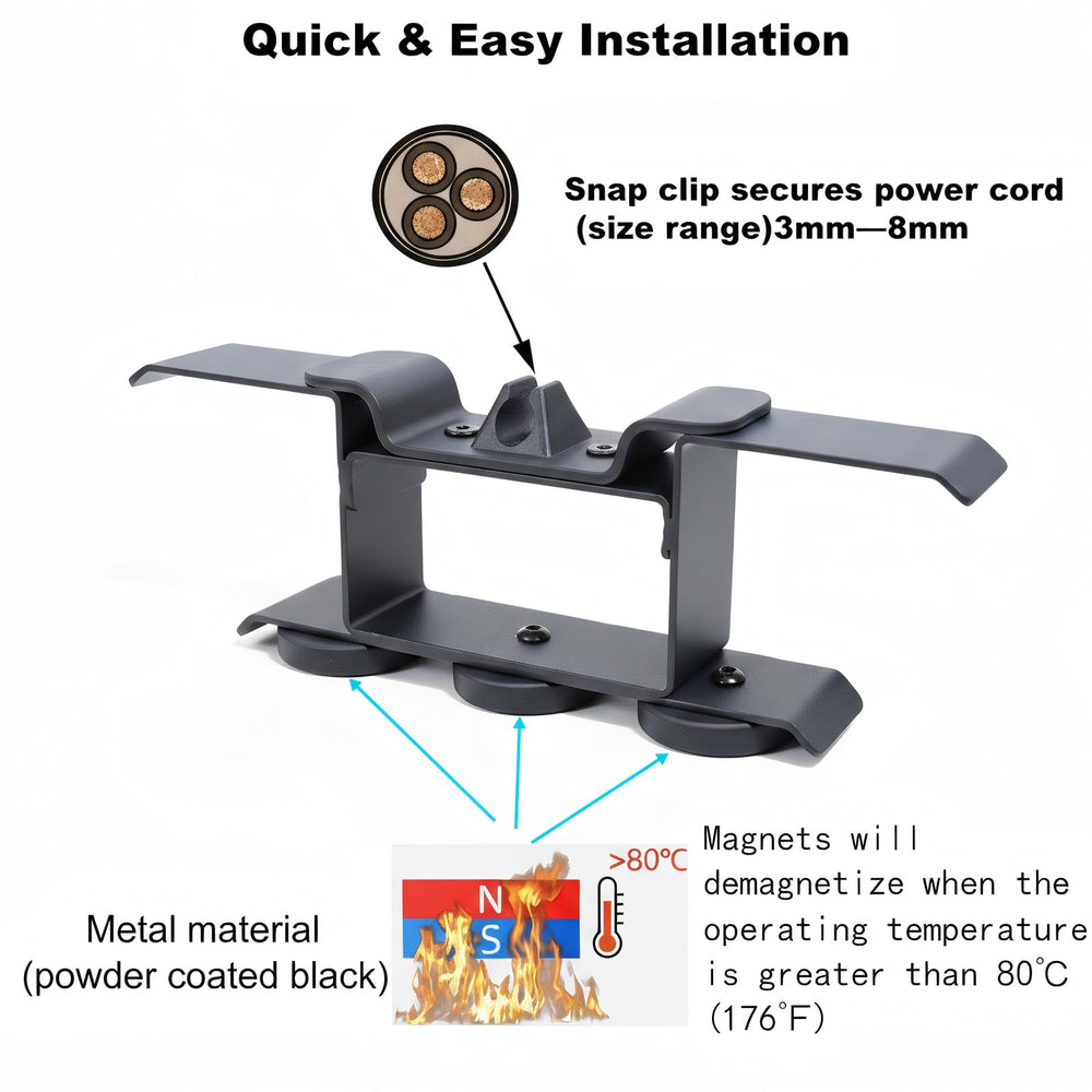 XOIEPZE Magnetic Power Cord Organizer packaging