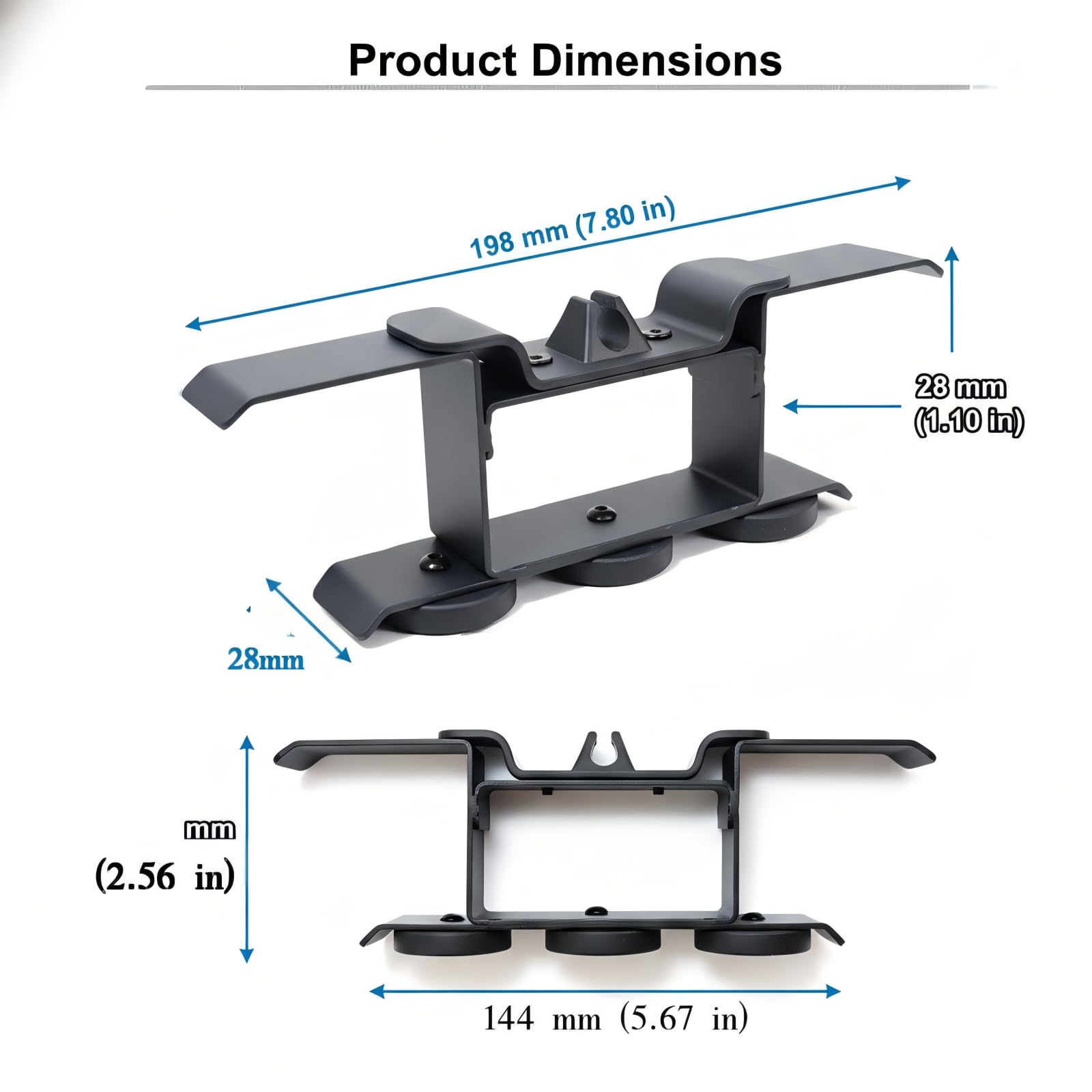 XOIEPZE Magnetic Power Cord Organizer showing magnetic base