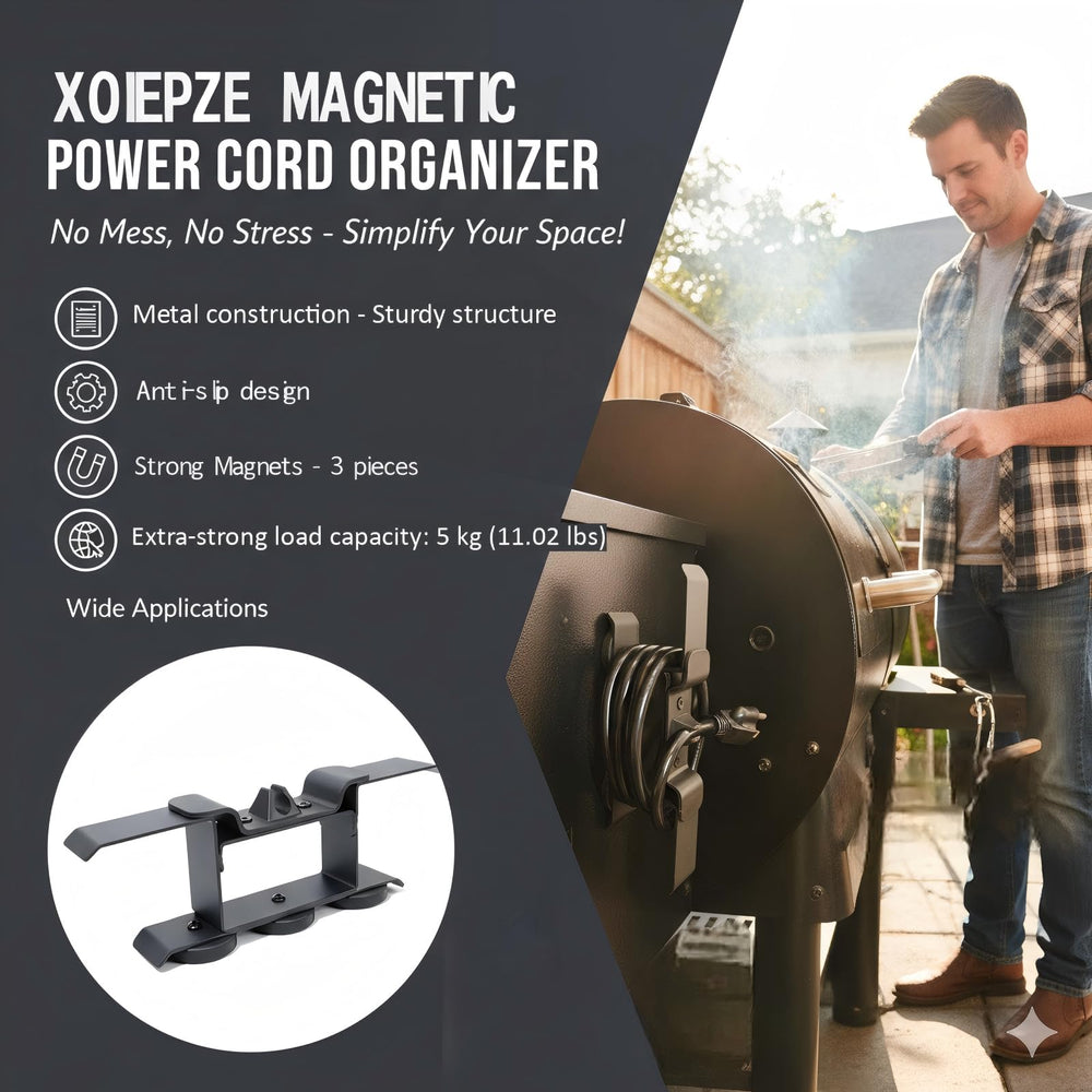 XOIEPZE Magnetic Power Cord Organizer side view