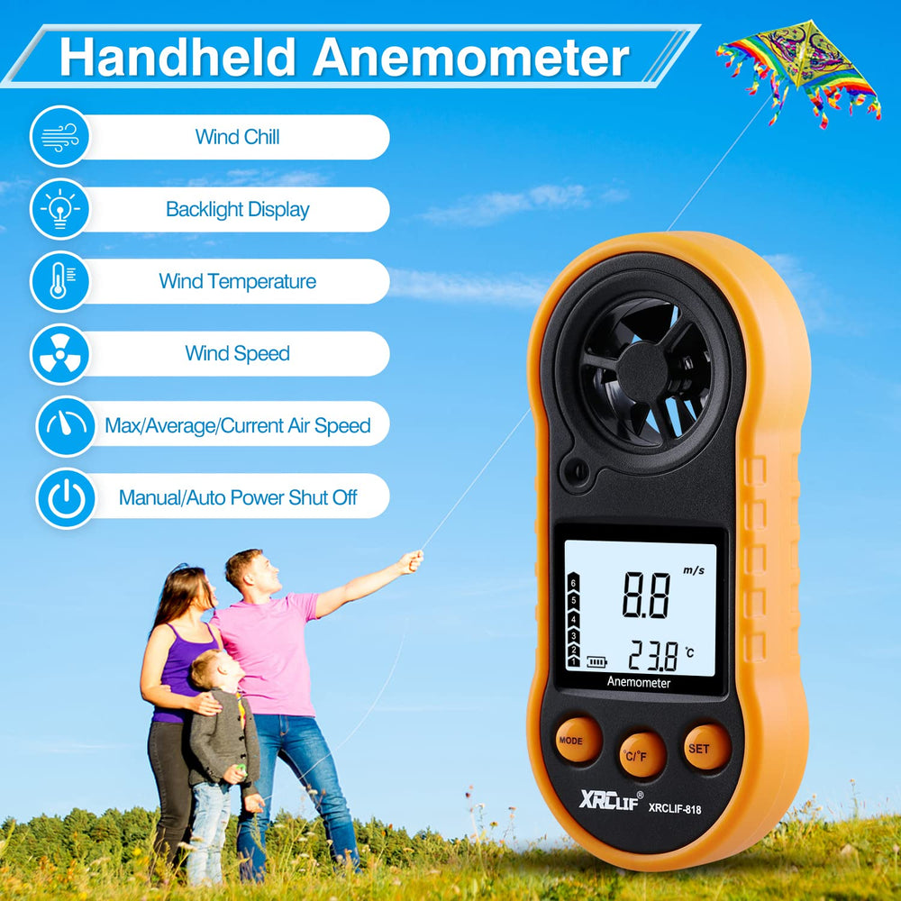 XRCLIF Anemometer in use at an outdoor setting
