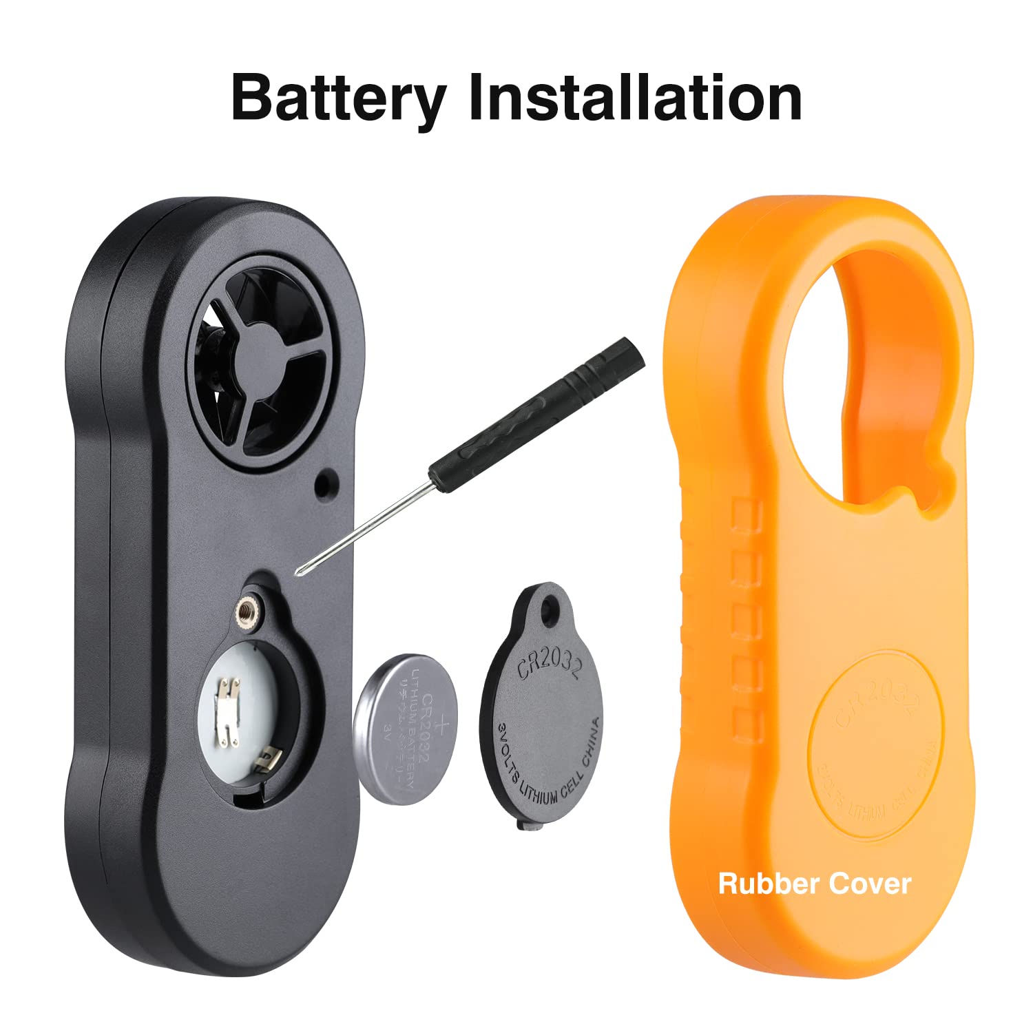 XRCLIF Anemometer with instruction manual and battery