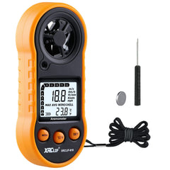 XRCLIF Digital Wind Speed Meter Anemometer front view with LCD display