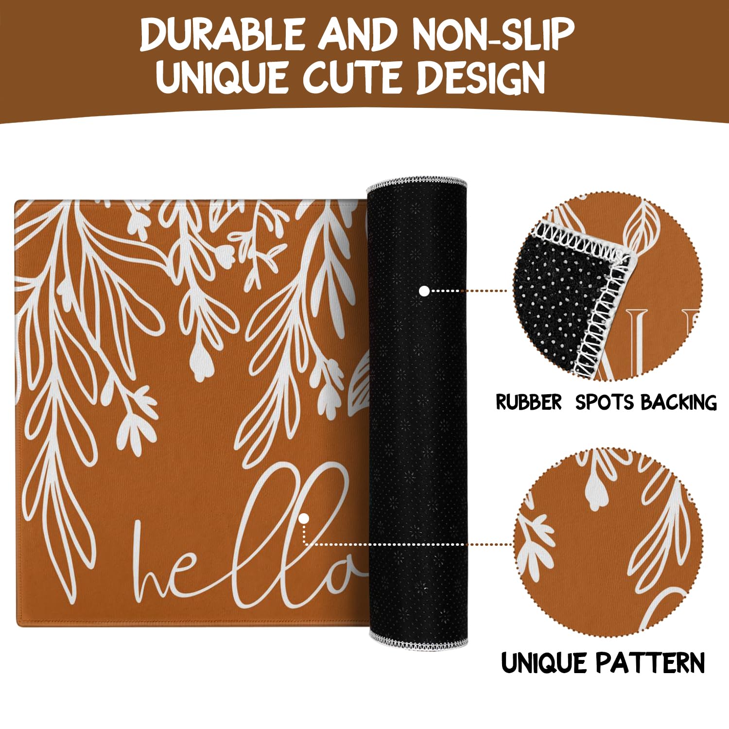 Xsinufn Fall Door Mat packaging details