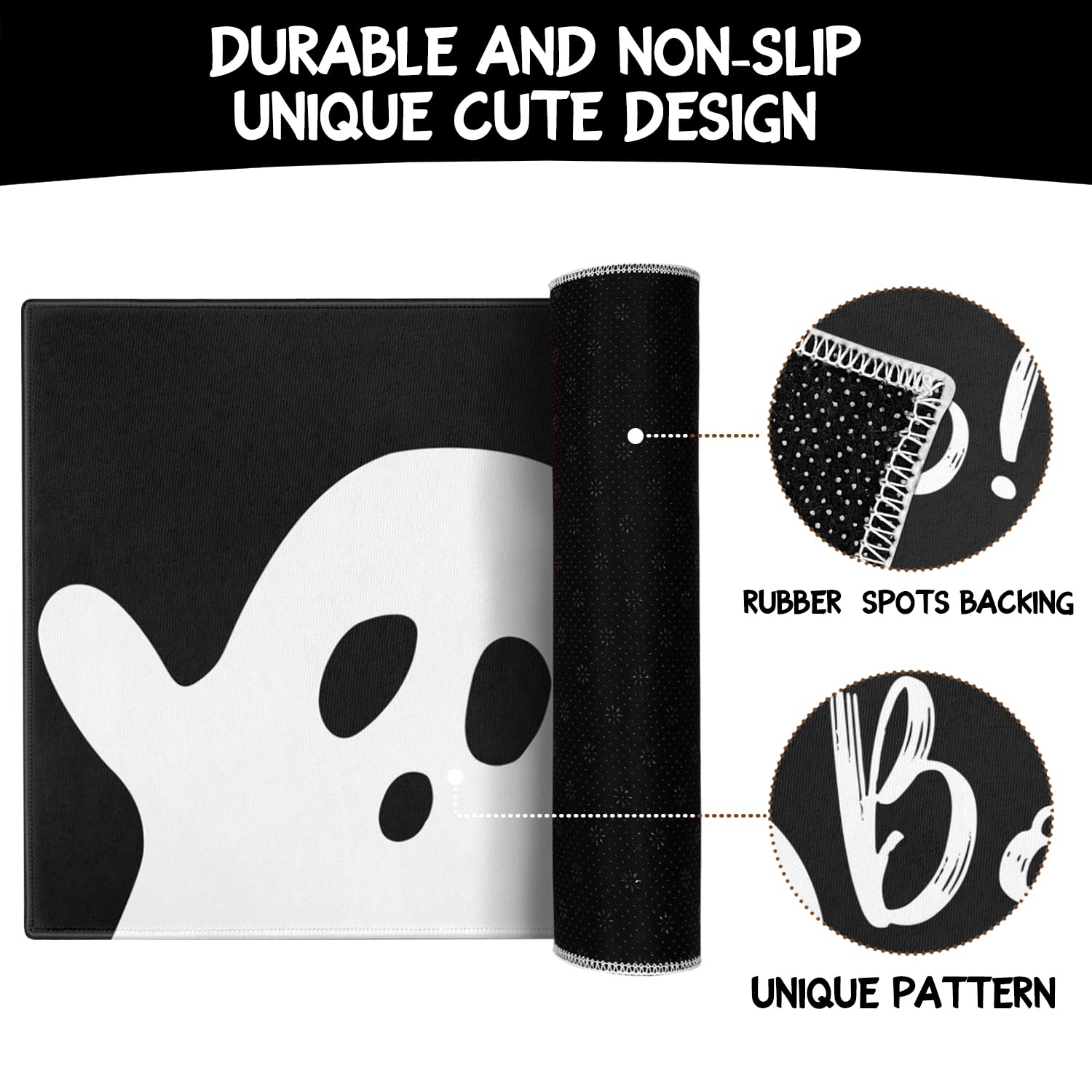 Xsinufn Halloween Door Mat in festive outdoor decor