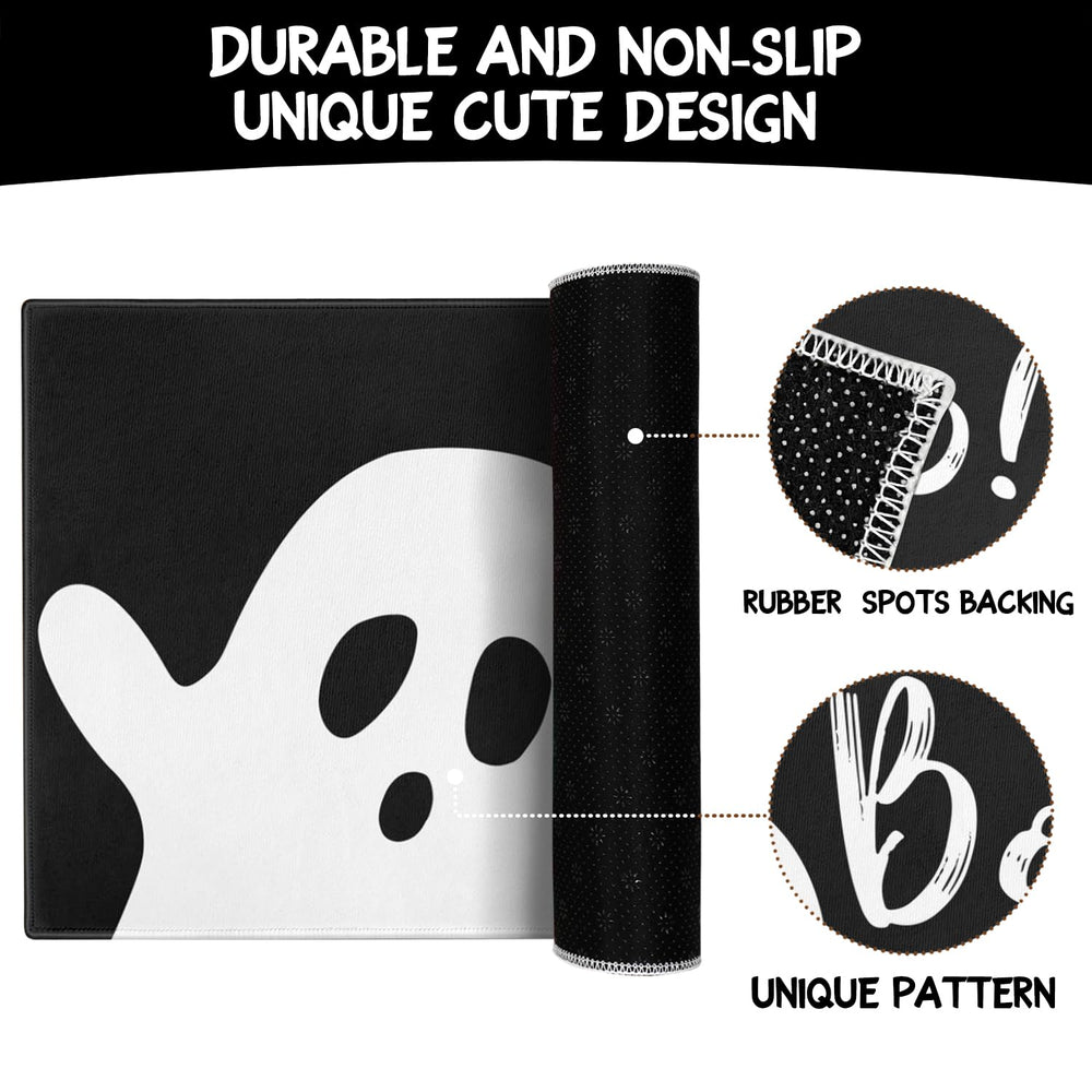 Xsinufn Halloween Door Mat in festive outdoor decor