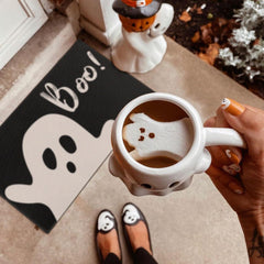 Xsinufn Halloween Doormat with anti-slip backing