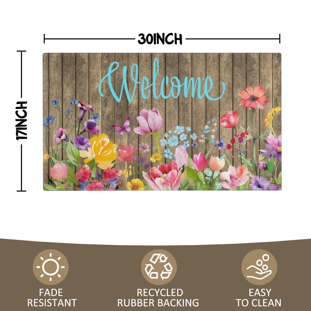 Xsinufn welcome mat on a porch