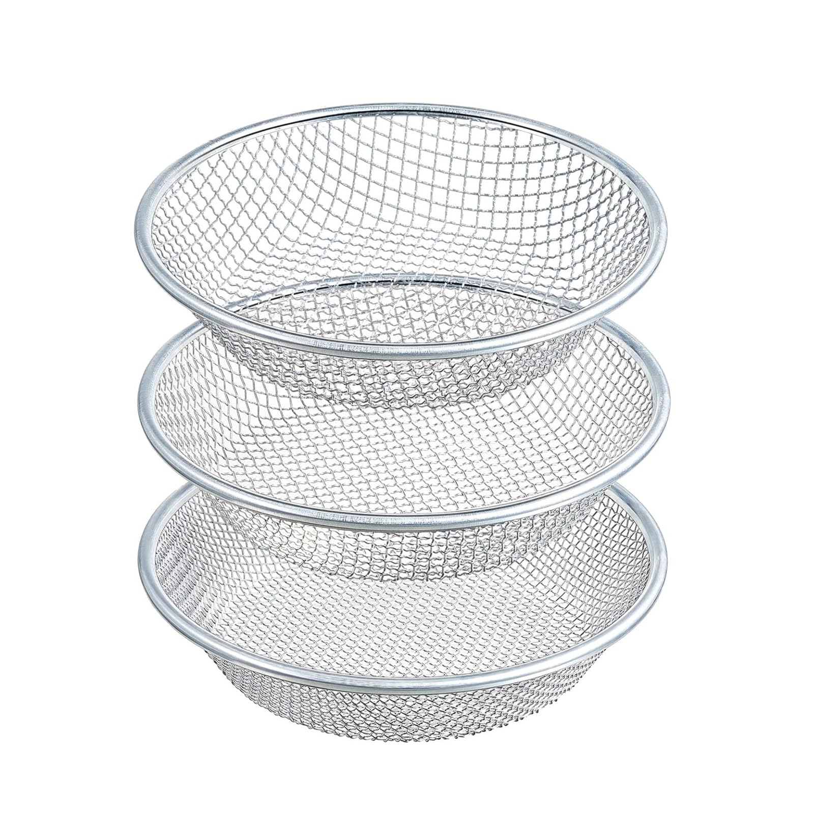 XULIFU Soil Sifter Set - 3 pieces with different mesh sizes