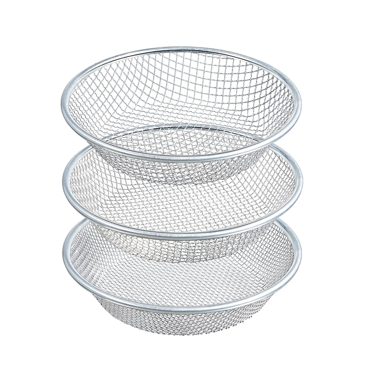 XULIFU Soil Sifter Set - 3 pieces with different mesh sizes