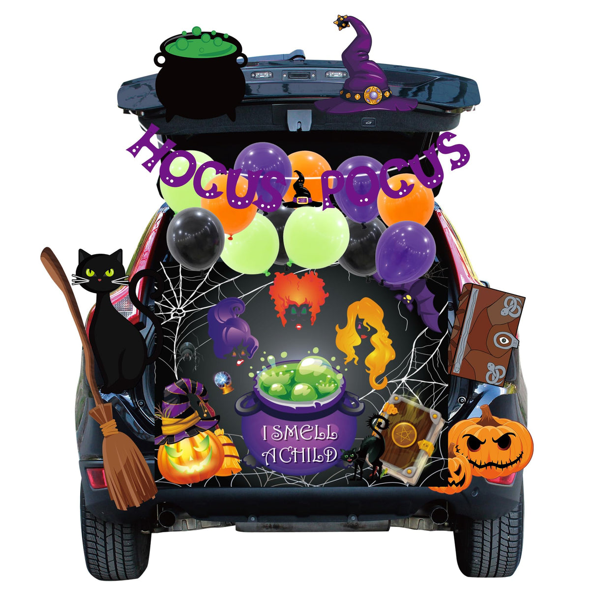 xutengy Halloween Trunk or Car Decorations Kit banner