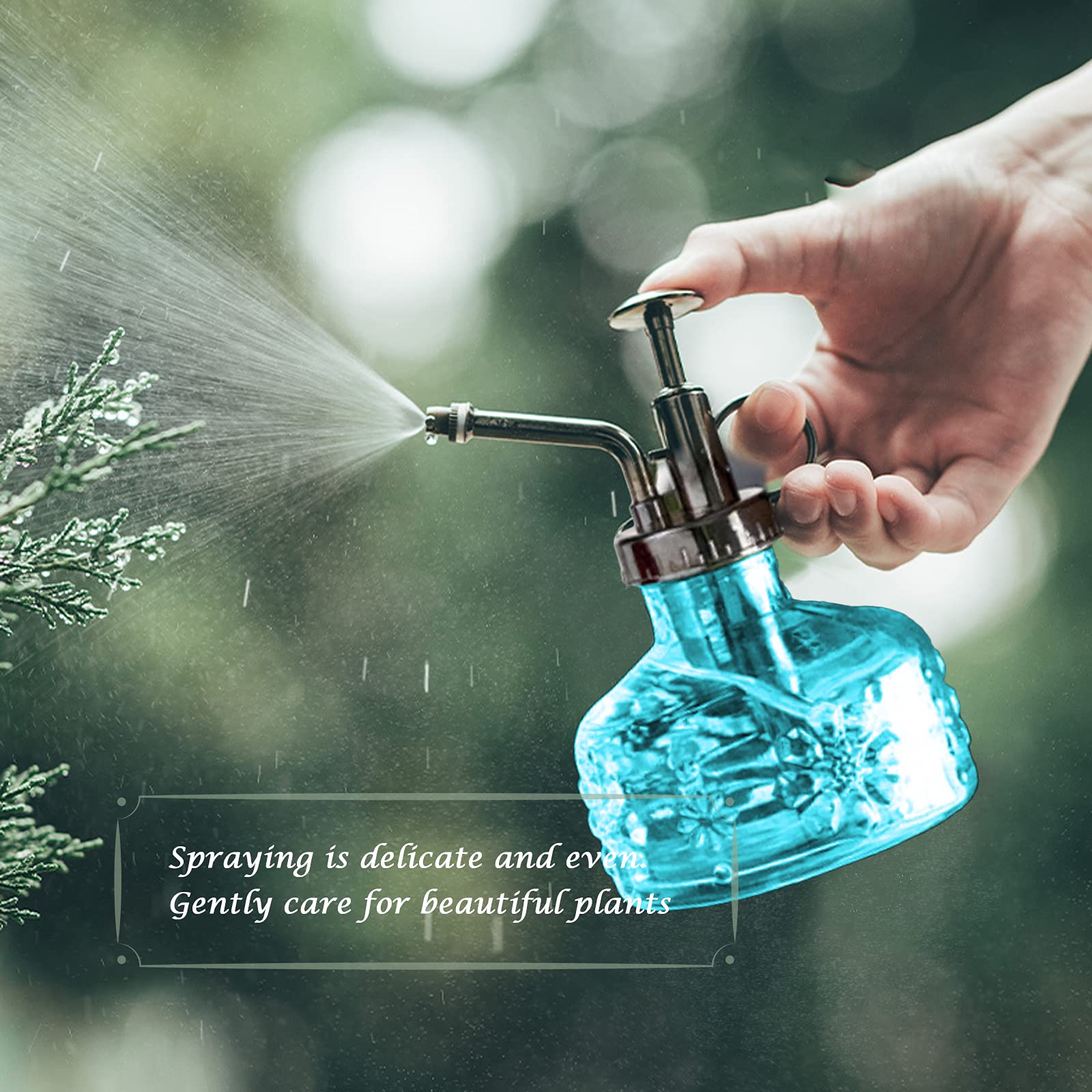 XXXFLOWER Glass Plant Mister with adjustable nozzle feature