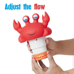 XY-WQ Crab Chlorine Floater folded for storage
