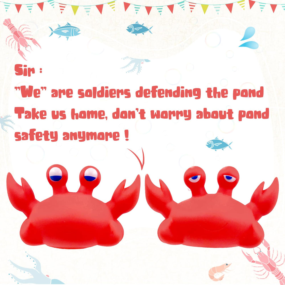 XY-WQ Crab Floating Pool Thermometer in a hot tub