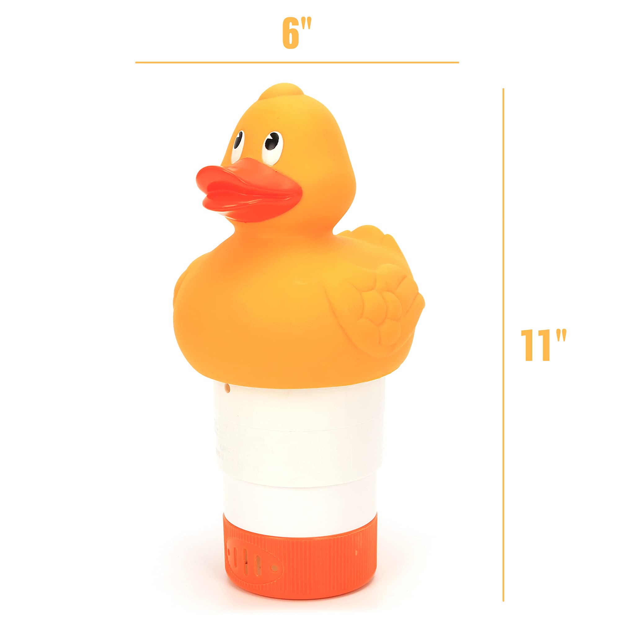XY-WQ Duck Chlorine Floater back view