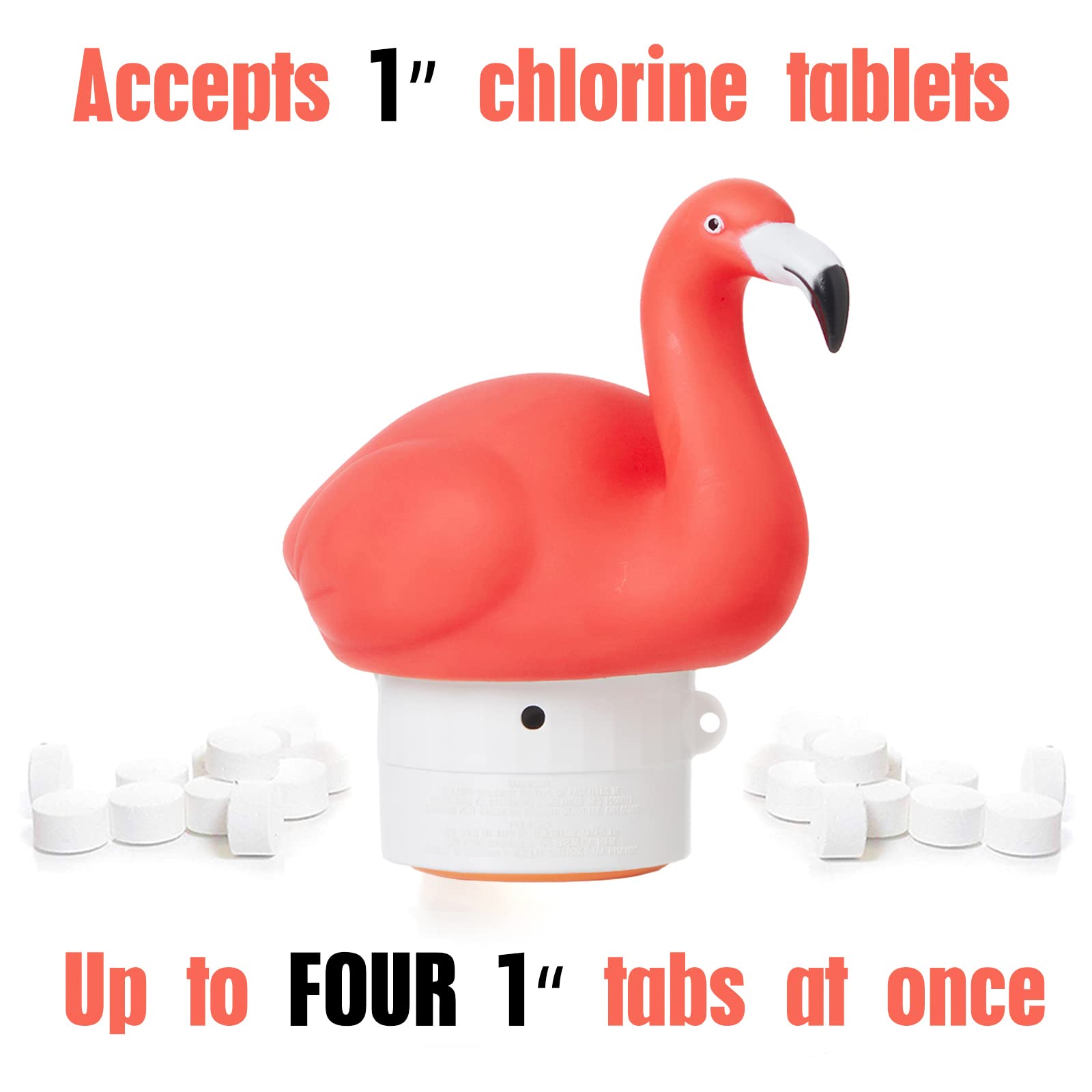 XY-WQ Flamingo Chlorine Floater with adjustable twist ring