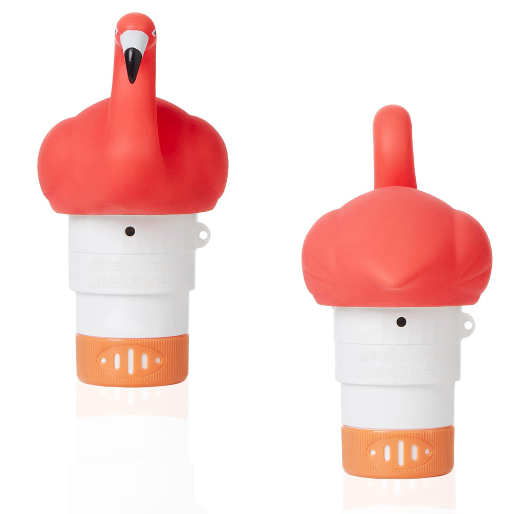 XY-WQ Flamingo Chlorine Floater with chlorine tablets