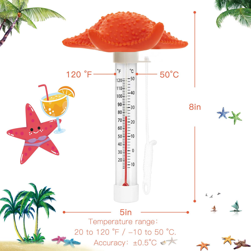XY-WQ Floating Pool Thermometer large display close-up