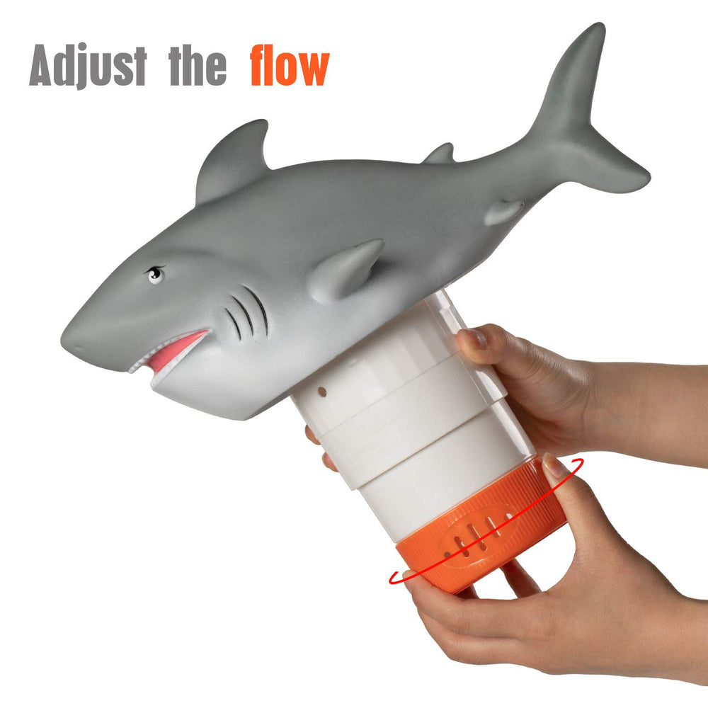 XY-WQ Shark Chlorine Floater adjustable flow feature