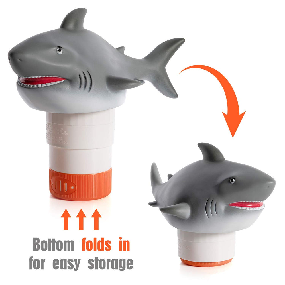 XY-WQ Shark Chlorine Floater collapsible design