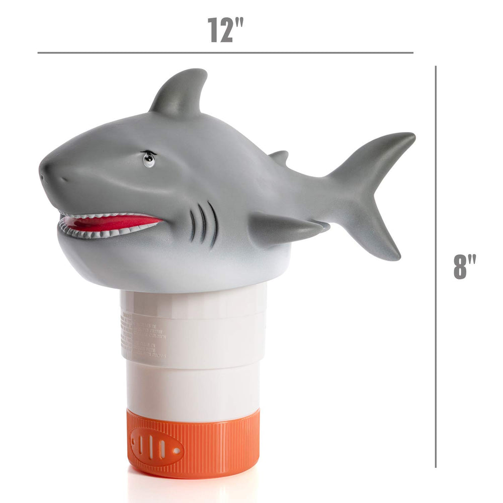 XY-WQ Shark Chlorine Floater in pool water