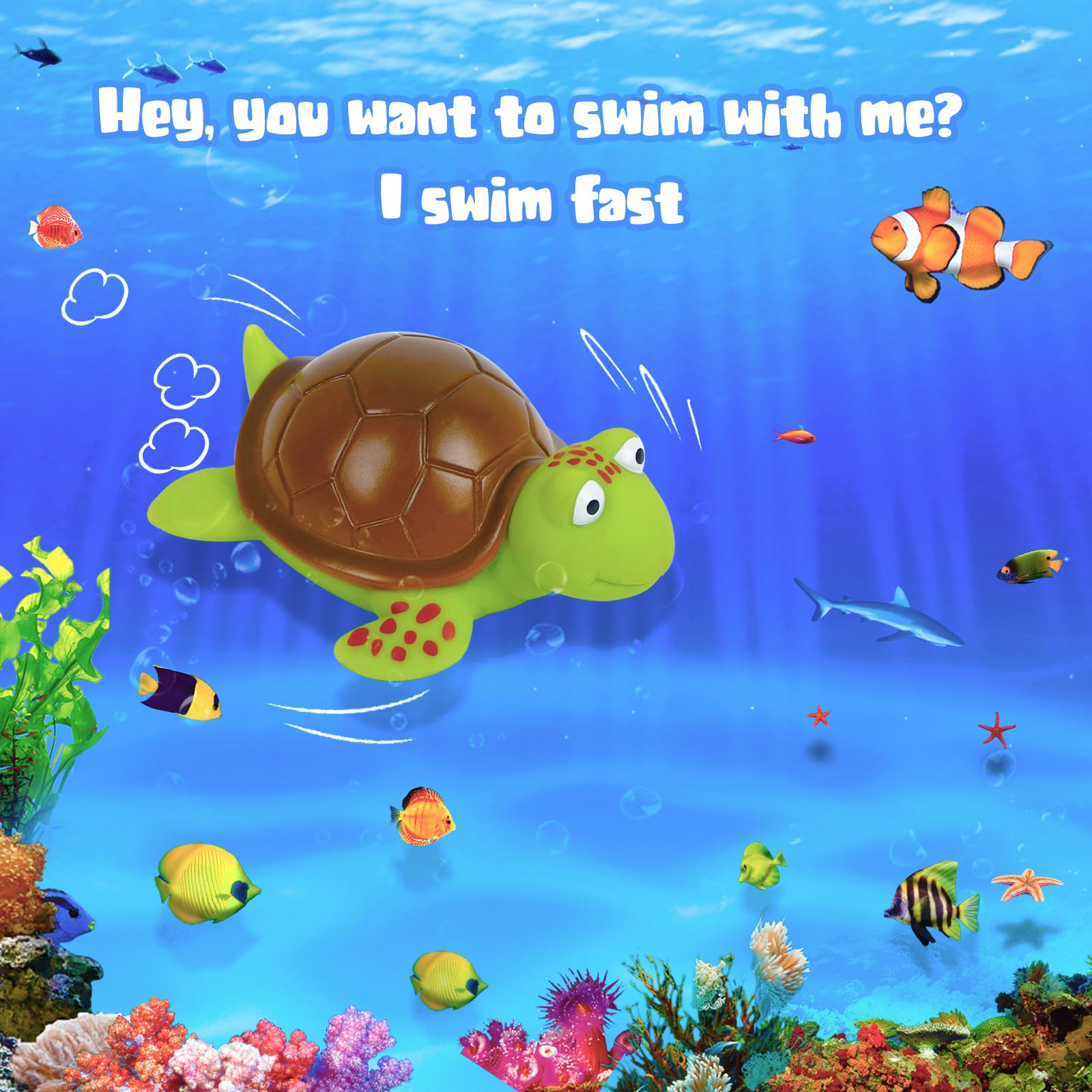 XY-WQ Turtle Floating Pool Thermometer in hot tub