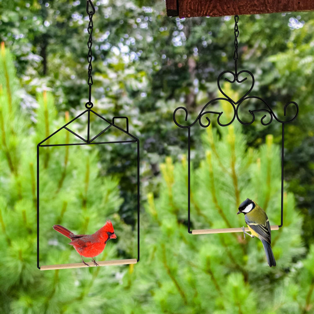XYADX Hummingbird Swing set against a clear blue sky
