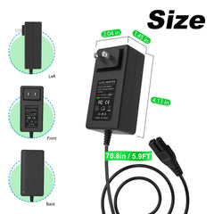 XZGm 16.8V Charger detailed view of connection port