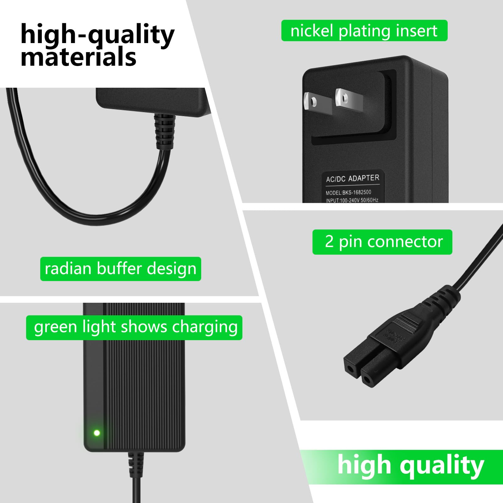 XZGm 16.8V Charger side view