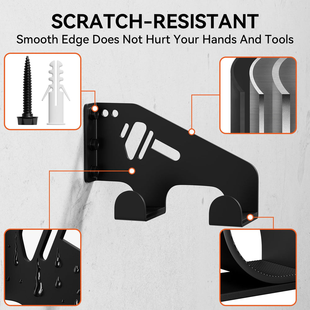 XZHXFX Chainsaw Hanger showing vertical hanging option